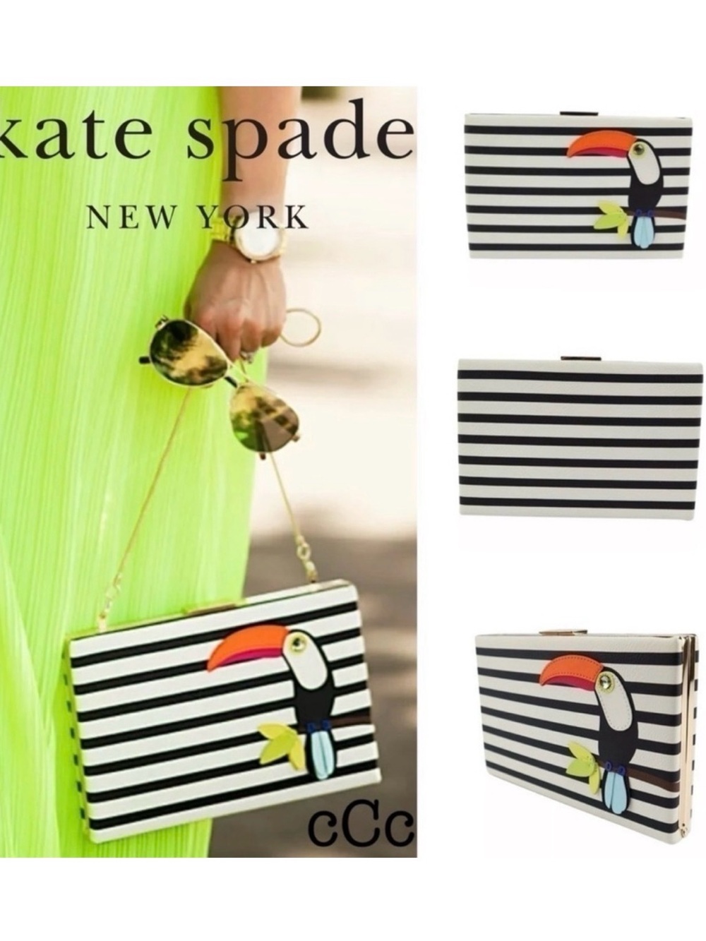 Kate Spade NWT Toucan Montigo Ave Crossbody - Picture 3 of 7
